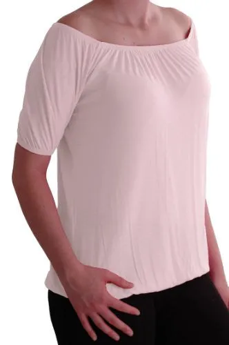 Zeena Off Shoulder Ruched Gypsy Tops